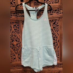 Adidas Seafoamy Mint Green Sport 2 Street Romper, Size Medium